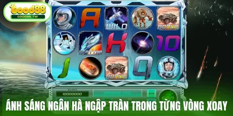 Ánh sáng ngân hà ngập tràn trong từng vòng xoay