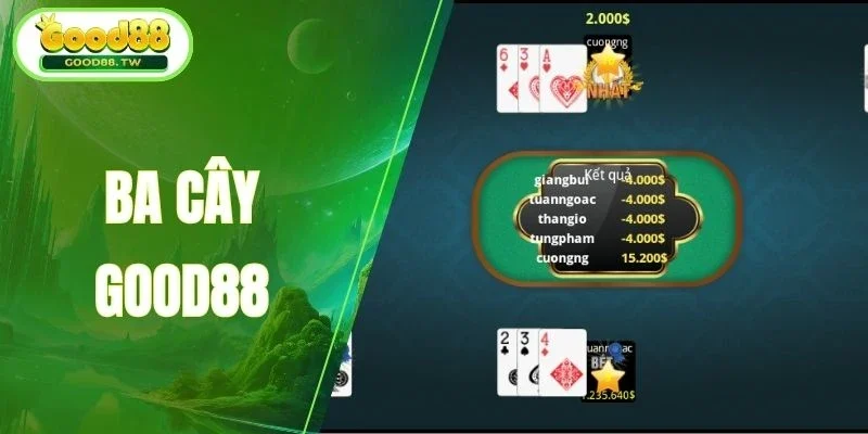 Ưu đãi khủng khi chơi ba cây Good88 