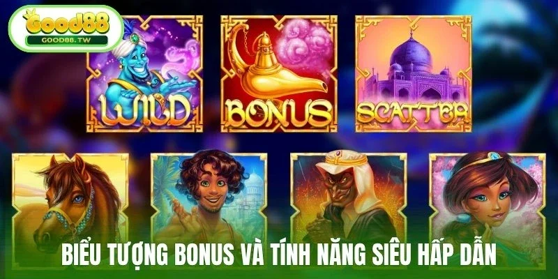 Biểu tượng bonus và tính năng siêu hấp dẫn