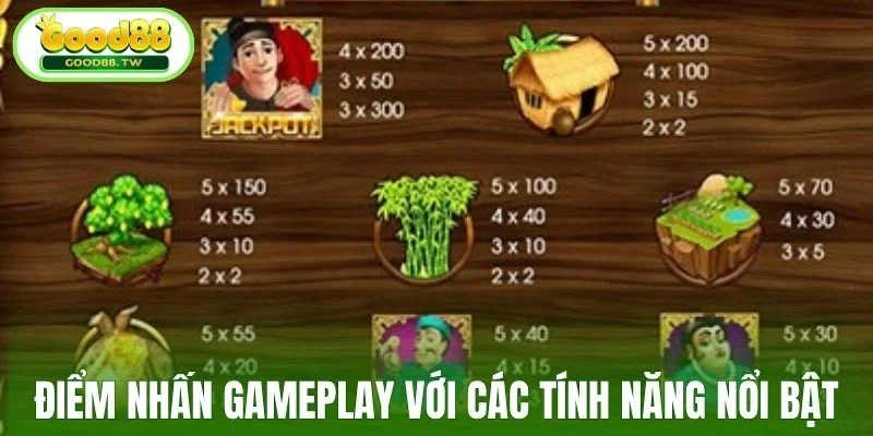 Điểm nhấn gameplay với các tính năng nổi bật