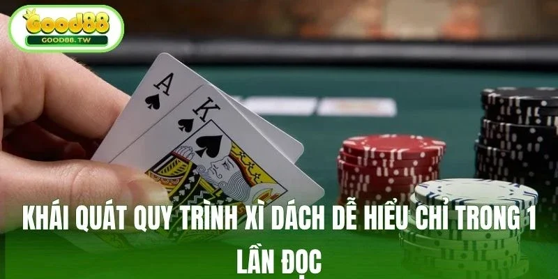 Khái quát quy trình xì dách dễ hiểu chỉ trong 1 lần đọc