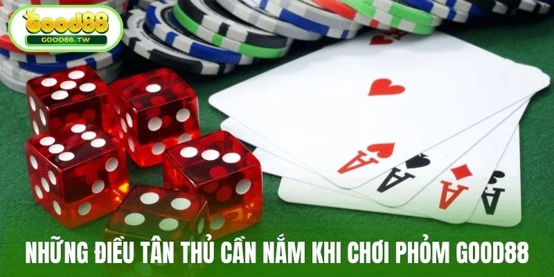 Những điều tân thủ cần nắm khi chơi Phỏm Good88