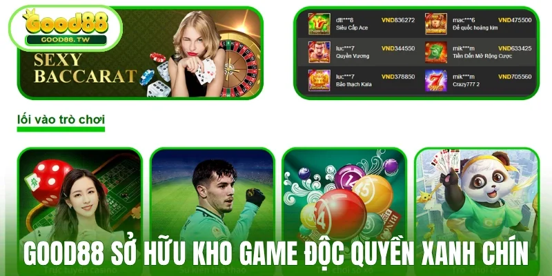 Sở hữu kho game độc quyền trải nghiệm khác biệt