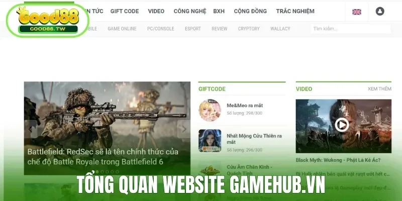 Tổng quan website Gamehub.vn